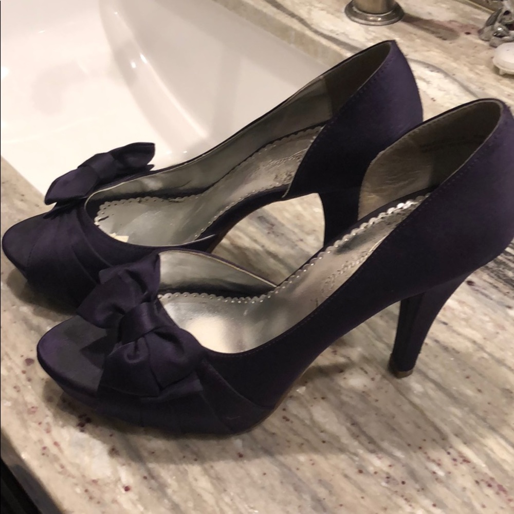Purple Bridal Heels